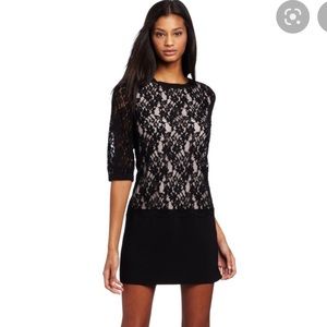 Ted Baker London Gabbiey black lace mini dress, (Ted)size 2